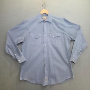 Rafter C Pro Flex 45 Performance Men's Pearl Snap Western Shirt Size Large
